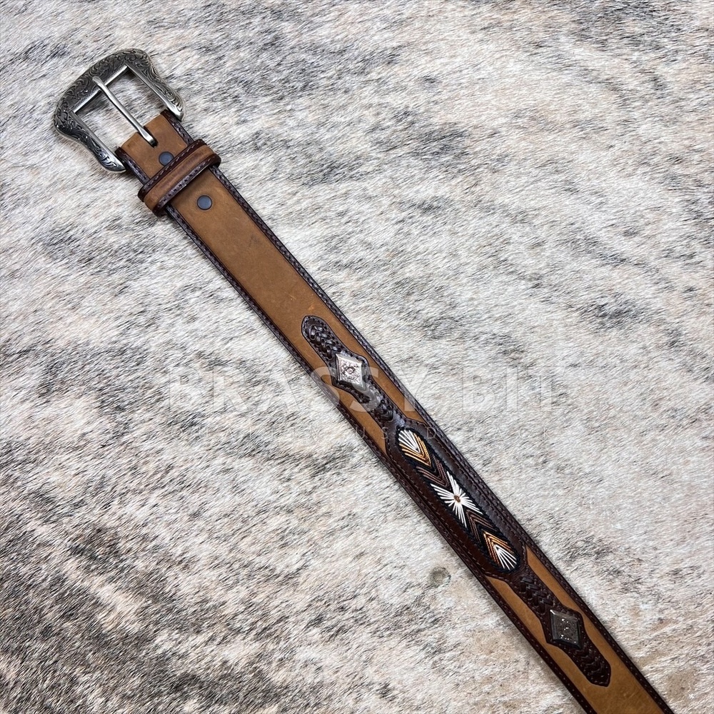 3D Western Belt w/ Buckle